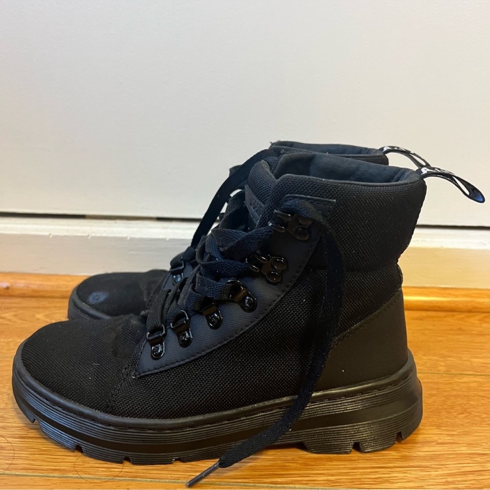 Dr. Martens Black Combat Boots - Picture 4 of 5